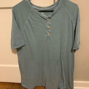 Two great blue tees. Selling both for 15 total. Two different sizes. Two blues.